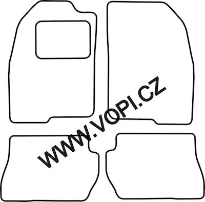 Autokoberce Ford Fusion 09/2002 - 12/2004 Autofit (1440)